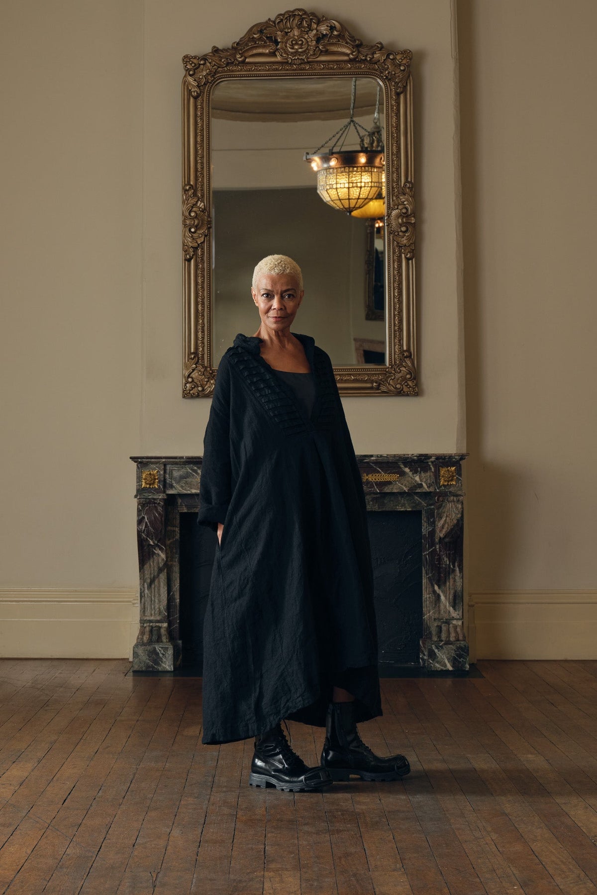 Yves Tuxedo Dress - Linen